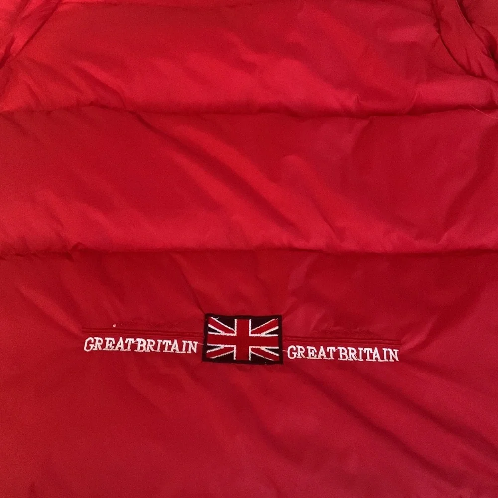 Polo by Ralph Lauren red jacket/vest. Sz 2xl. Removable sleeves. Heavy/warm